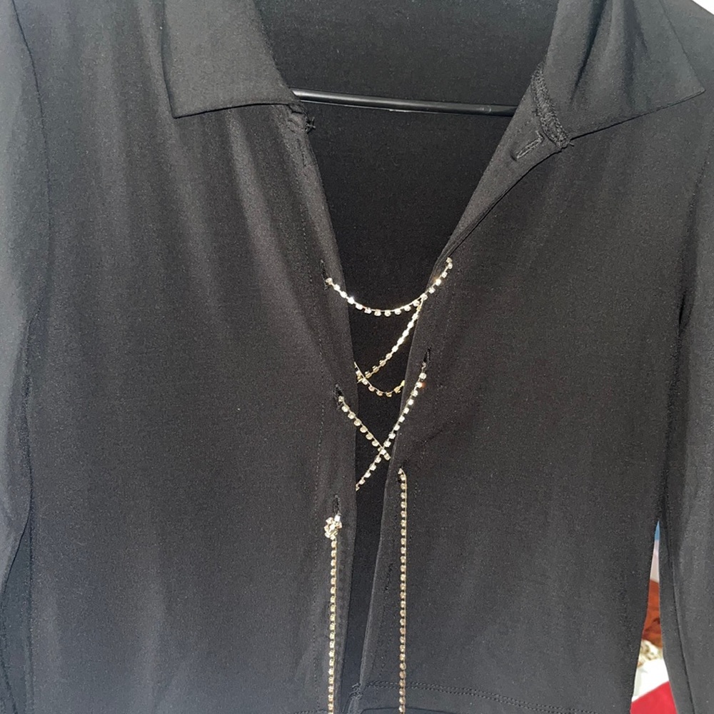 Long sleeve crop top